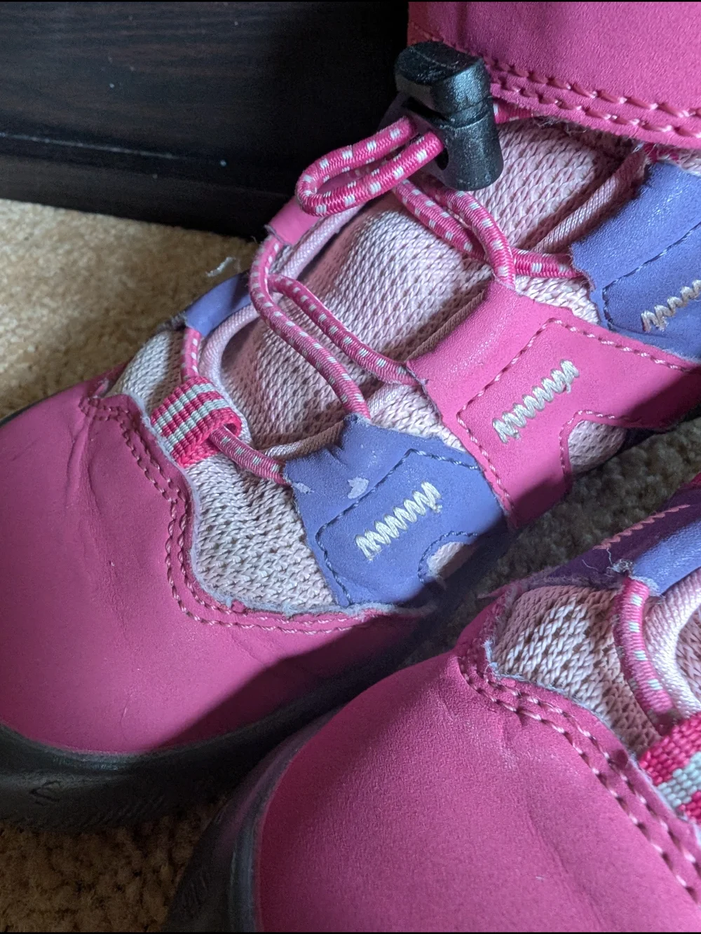 Mishansha Pink and Purple Hiking Shoes/Boots EU31 13Y